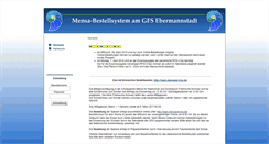 Desktop Screenshot of mensa.gfs-ebs.de